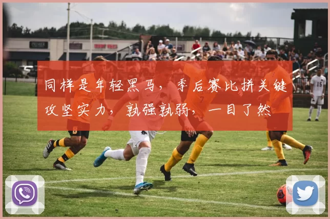 同样是年轻黑马，季后赛比拼关键攻坚实力，孰强孰弱，一目了然