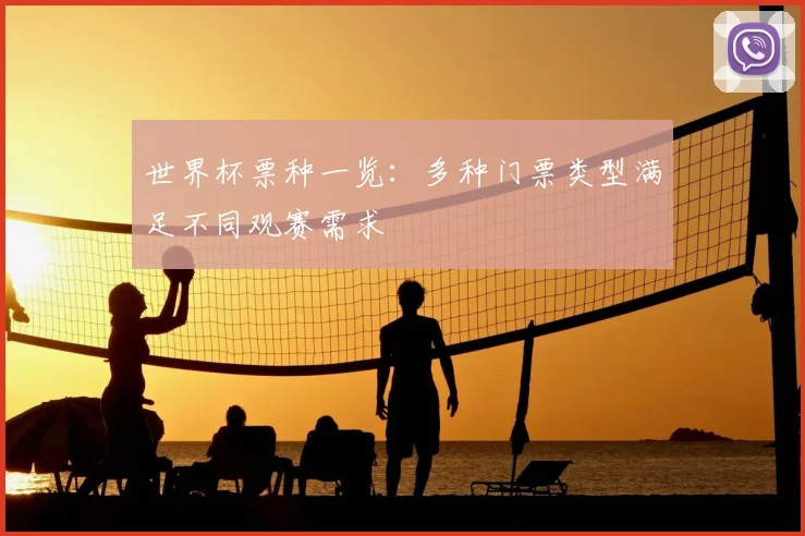 世界杯票种一览：多种门票类型满足不同观赛需求