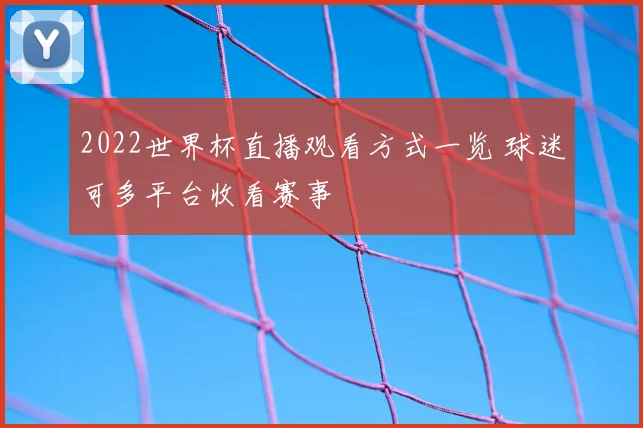 2022世界杯直播观看方式一览 球迷可多平台收看赛事