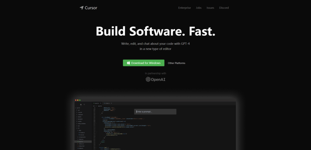 Cursor：一个集成ChatGPT-4的免费编辑器-IT熊技术站