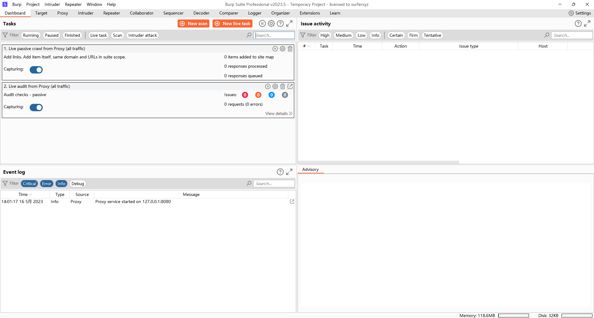 最新BurpSuite2023.5专业破解版(开箱即用版)