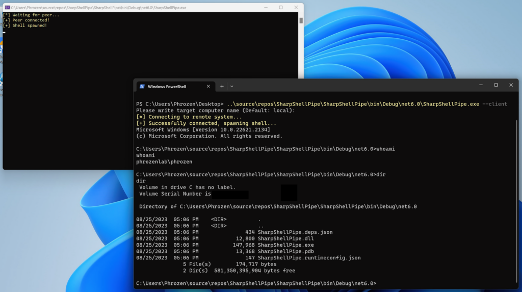 SharpShellPipe：通过命名管道和 SMB 协议进行交互式远程 shell 访问的应用程序-IT熊技术站